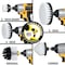 Drill Brush Power Scrubber By Useful Products 5 in W 5 in L Brush, White W-S-542CO-QC-DB - alternate 6